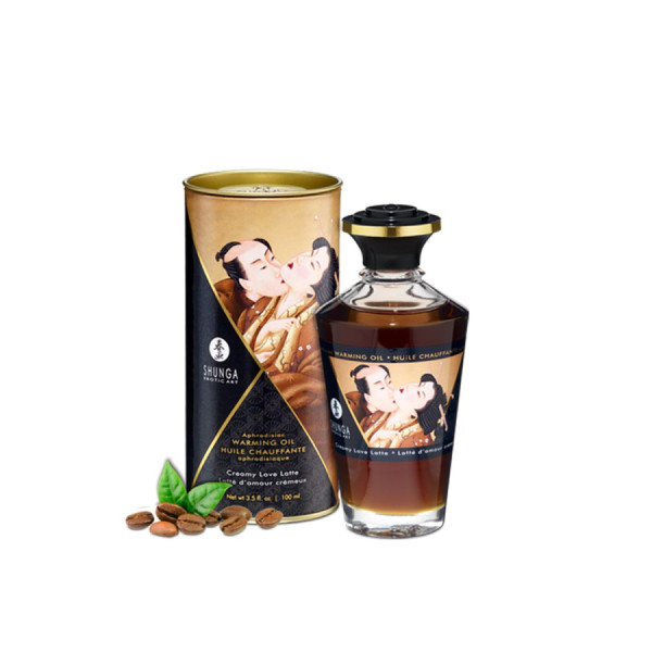 Huile chauffante latté d'amour comestible 100ml 
